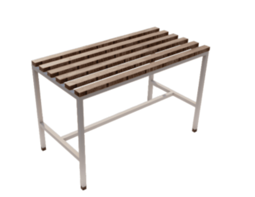 ATTENDANT BENCH (Wooden Top)