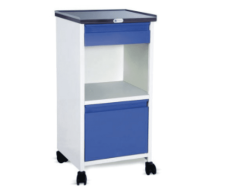 BEDSIDE LOCKER (With Cabinet & Shelves)