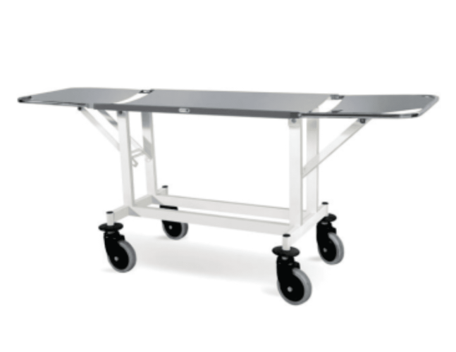 STRETCHER TROLLEY (Stainless Steel Top)